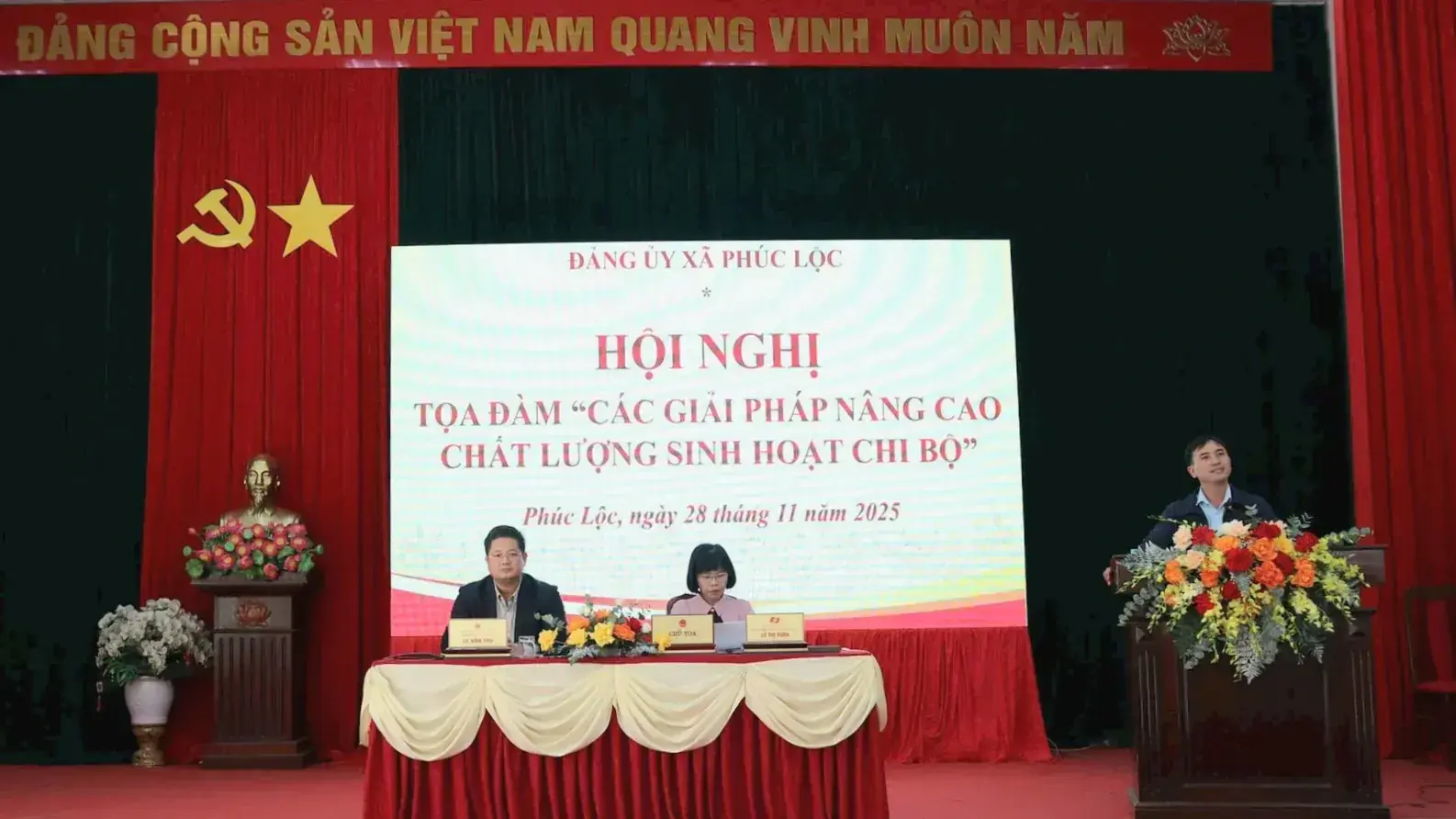 Xã Phúc Lộc nâng cao chất lượng sinh hoạt chi bộ